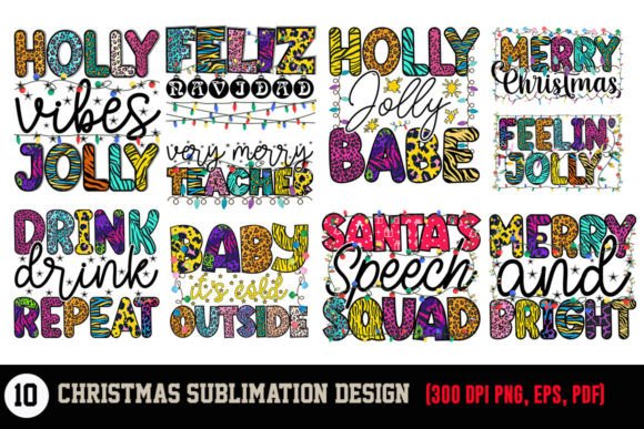 Merry Christmas Sublimation Bundle 2 Review