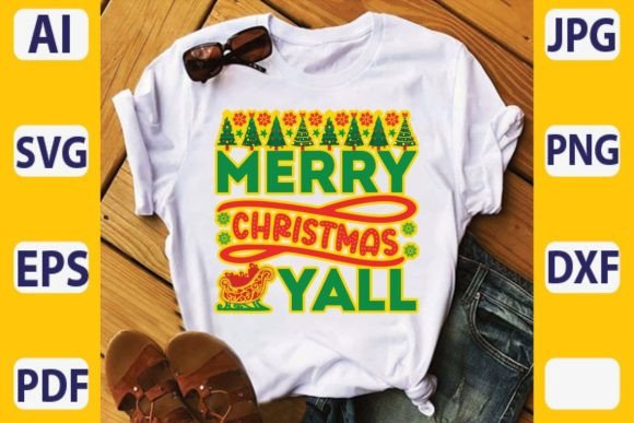 Merry Christmas Yall Review: A Versatile Print Template for Modern Brands