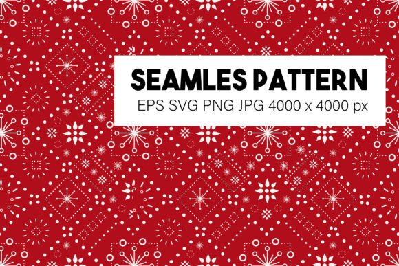 Ornamental Red Christmas Pattern: A Designer's Review for Seasonal Branding