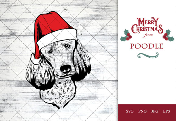 Poodle Dog in Santa Hat for Christmas: A Crafts & Branding Review