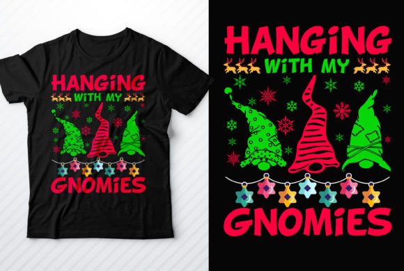 Review: Christmas T-shirt Design Hanging with My for Sellers