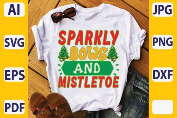 Sprkly Bows and Mistletoe: Print Templates for Festive Branding
